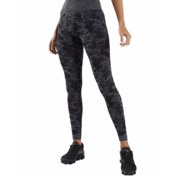 Gymshark High Rise Camo Printed Adapt Leggings Women's Size Small - Picture 1 of 6
